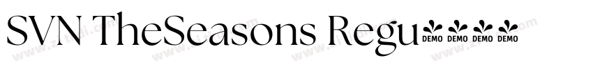 SVN TheSeasons Regu字体转换
